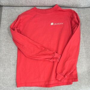 Kids Red Long Sleeve Tee
